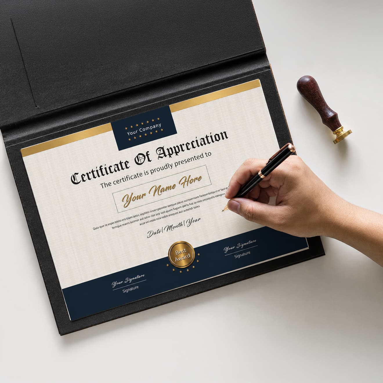 Certificate - Custom Printing Riyadh